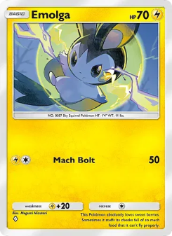 Emolga - pokemon TCG Card