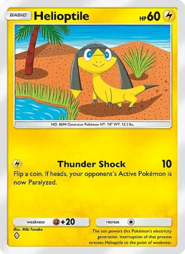 Helioptile - Pokémon TCG Card