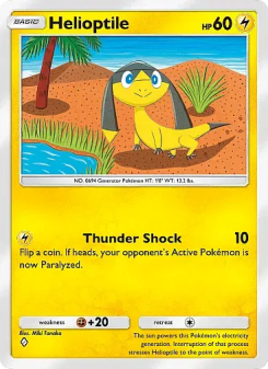Helioptile - pokemon TCG Card