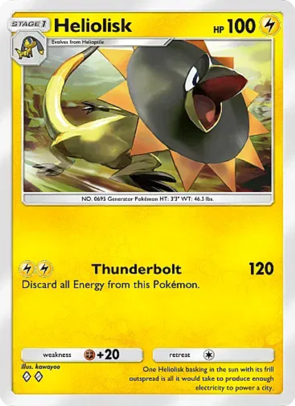 Heliolisk - Pokémon TCG Card
