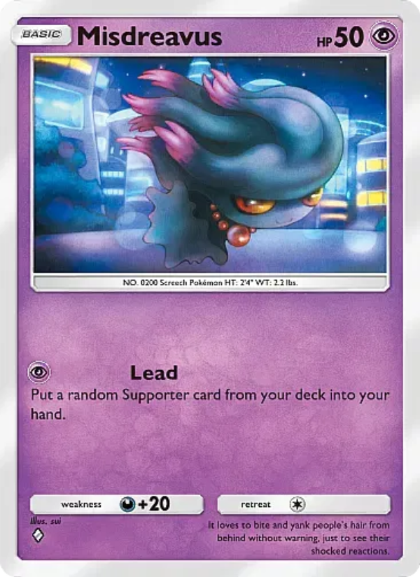 Misdreavus - Pokémon TCG Card