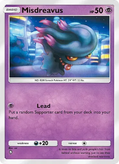 Misdreavus - pokemon TCG Card
