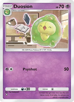 Duosion - pokemon TCG Card
