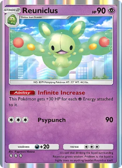 Reuniclus - pokemon TCG Card