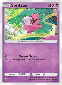 Spritzee - pokemon TCG Card