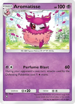 Aromatisse - pokemon TCG Card