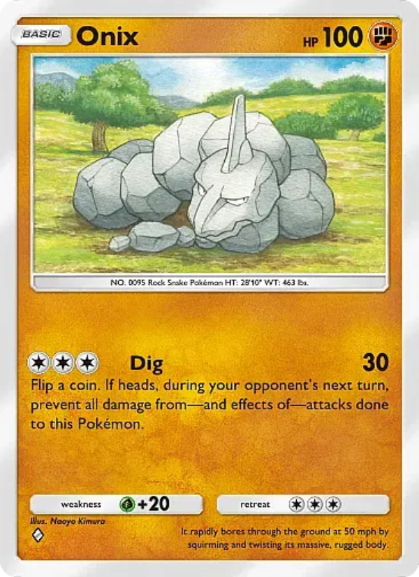 Onix - Pokémon TCG Card