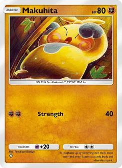 Makuhita - pokemon TCG Card