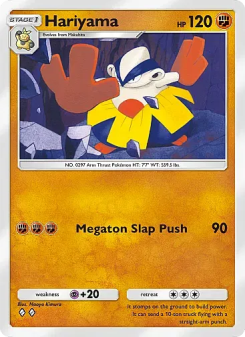 Hariyama - pokemon TCG Card