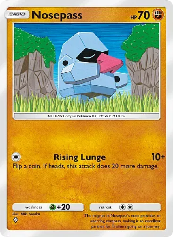 Nosepass - Pokémon TCG Card