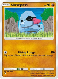 Nosepass - pokemon TCG Card