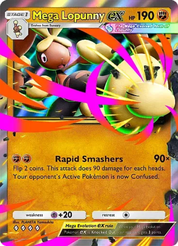 Mega Lopunny ex - Pokémon TCG Card