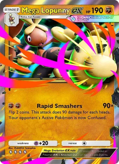 Mega Lopunny ex - pokemon TCG Card