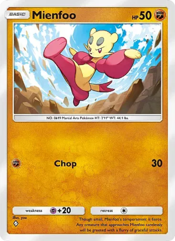 Mienfoo - Pokémon TCG Card