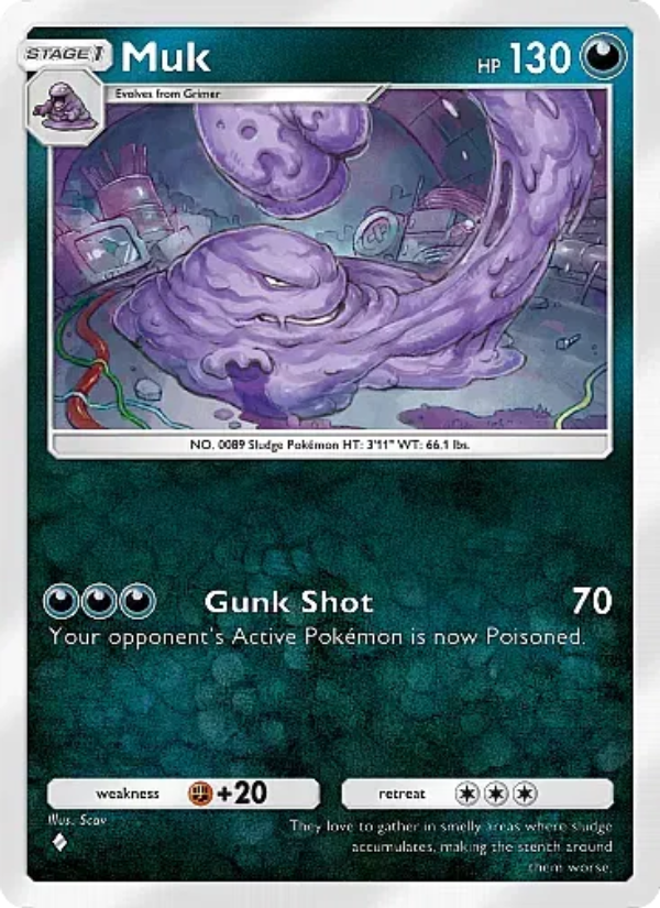 Muk - Pokémon TCG Card