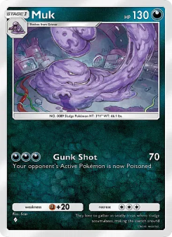 Muk - pokemon TCG Card