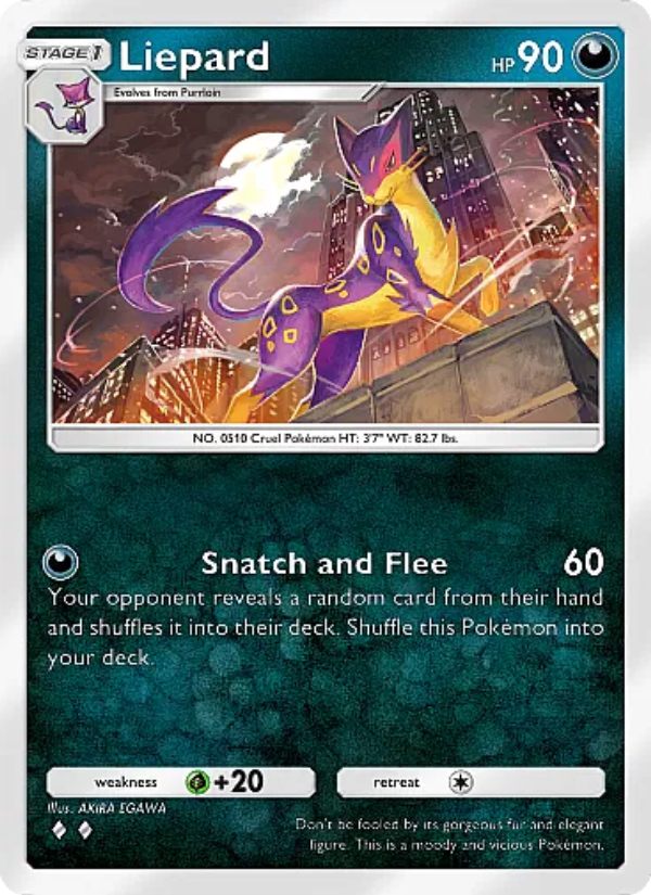 Liepard - Pokémon TCG Card