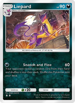 Liepard - pokemon TCG Card