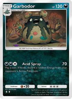 Garbodor - pokemon TCG Card