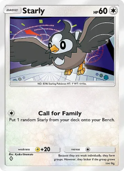 Starly - pokemon TCG Card