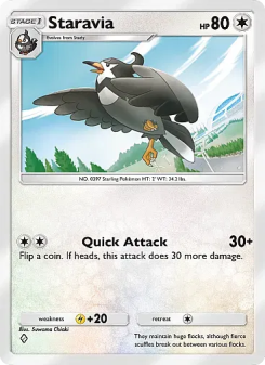 Staravia - pokemon TCG Card