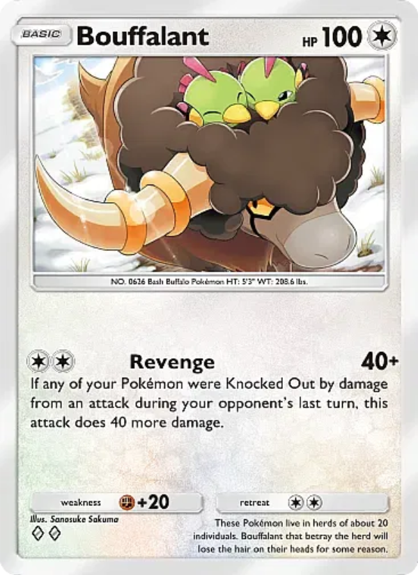 Bouffalant - Pokémon TCG Card