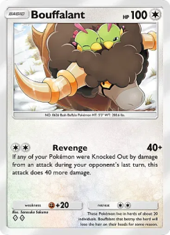 Bouffalant - pokemon TCG Card