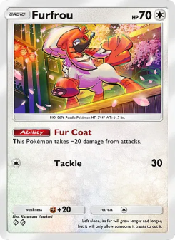 Furfrou - pokemon TCG Card