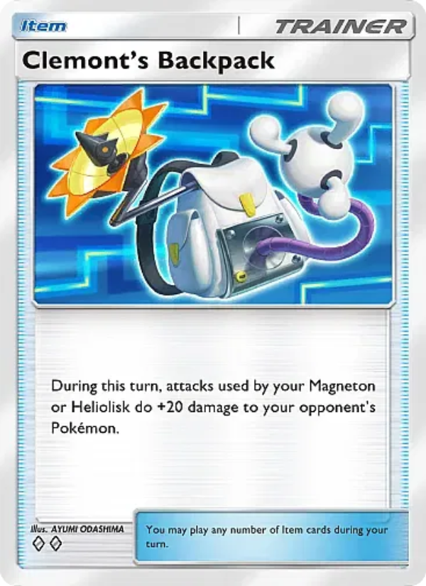 Clemont's Backpack - Pokémon TCG Card
