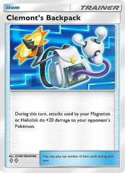 Clemont's Backpack - pokemon TCG Card