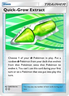 Quick-Grow Extract - pokemon TCG Card