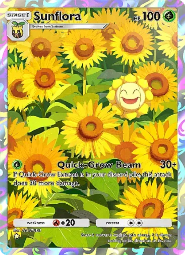 Sunflora - Pokémon TCG Card