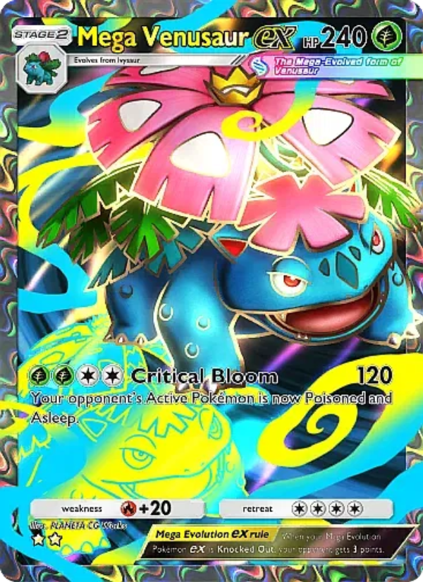 Mega Venusaur ex - Pokémon TCG Card