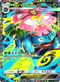Mega Venusaur ex - pokemon TCG Card