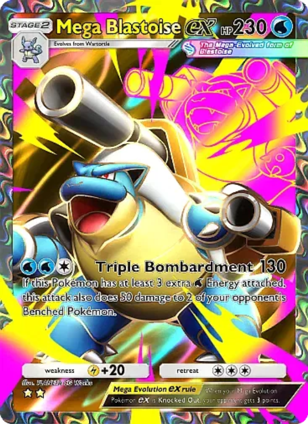 Mega Blastoise ex - Pokémon TCG Card