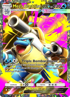 Mega Blastoise ex - pokemon TCG Card