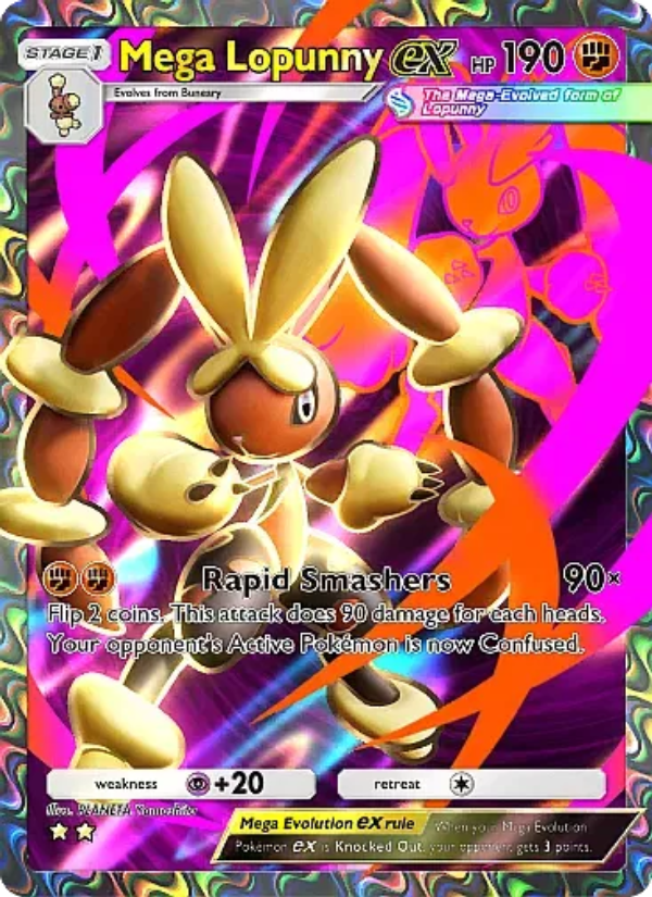 Mega Lopunny ex - Pokémon TCG Card