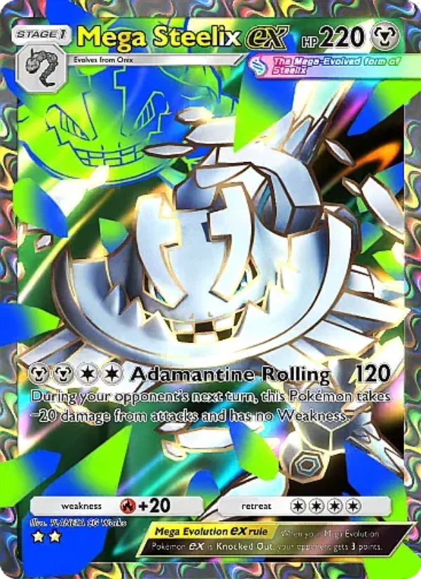 Mega Steelix ex - Pokémon TCG Card