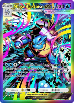 Mega Blastoise ex - pokemon TCG Card