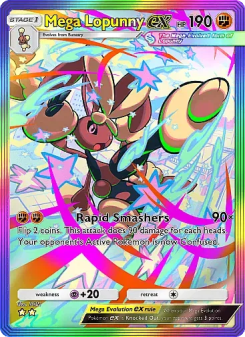 Mega Lopunny ex - pokemon TCG Card