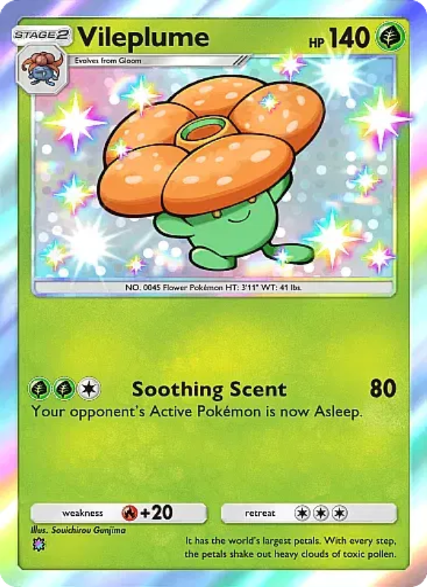 Vileplume - Pokémon TCG Card