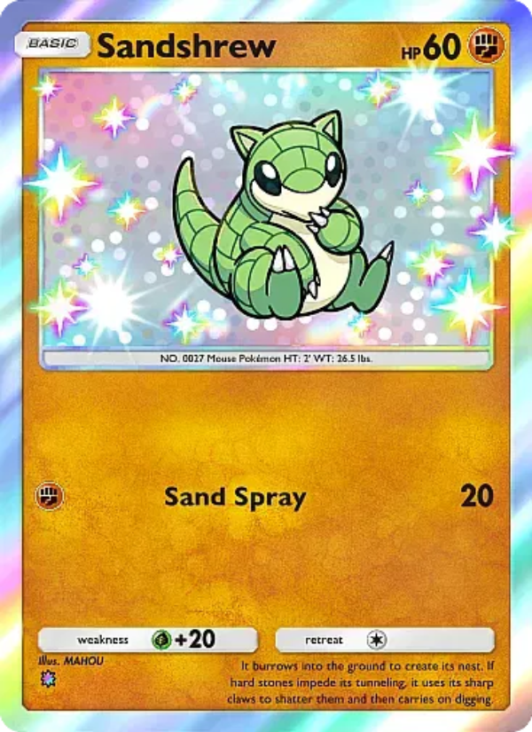 Sandshrew - Pokémon TCG Card