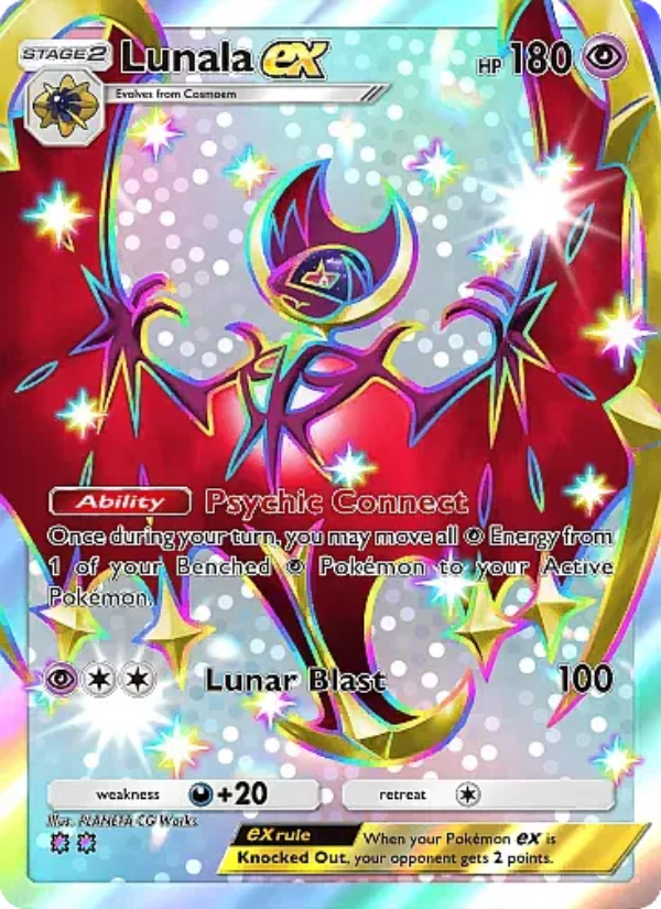 Lunala ex - Pokémon TCG Card