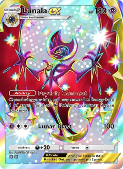 Lunala ex - pokemon TCG Card