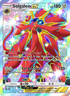 Solgaleo ex - pokemon TCG Card