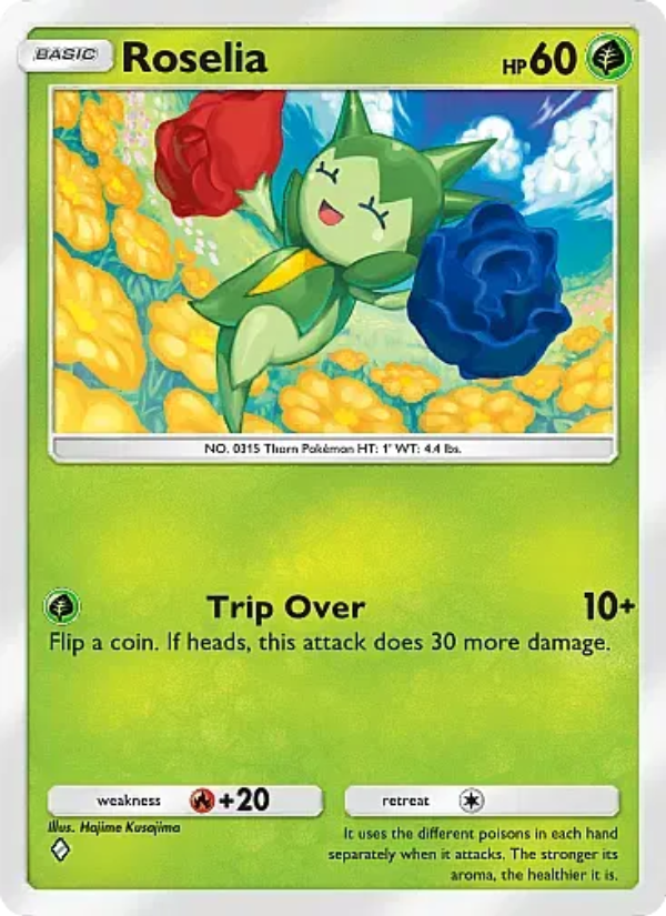 Roselia - Pokémon TCG Card