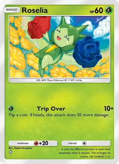 Roselia - pokemon TCG Card