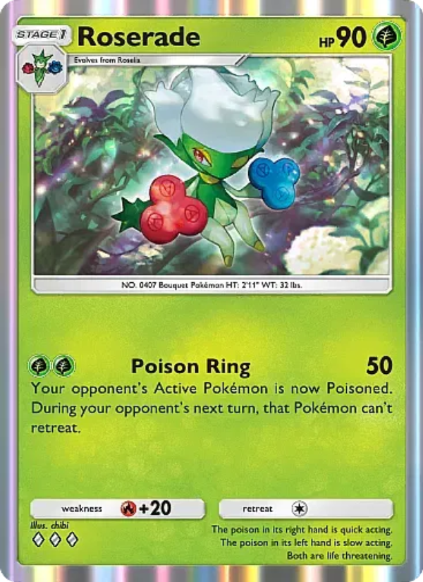 Roserade - Pokémon TCG Card