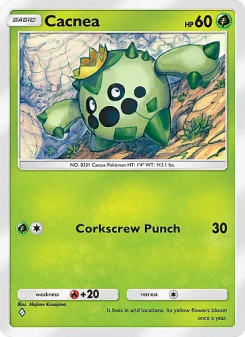 Cacnea - pokemon TCG Card