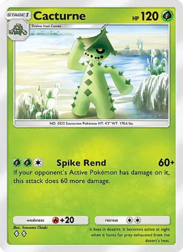 Cacturne - Pokémon TCG Card